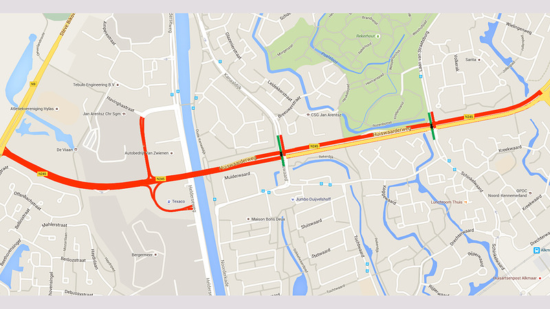 Laatste lange weekend 'slecht getimed' onderhoud aan Huiswaarderweg