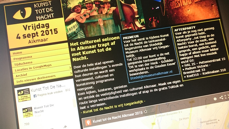 Alkmaarse Nachtgenootschap opent Kunst tot de Nacht