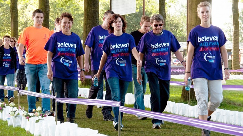 Wandelteams van Samenloop voor Hoop staan 24 uur lang niet stil bij kanker