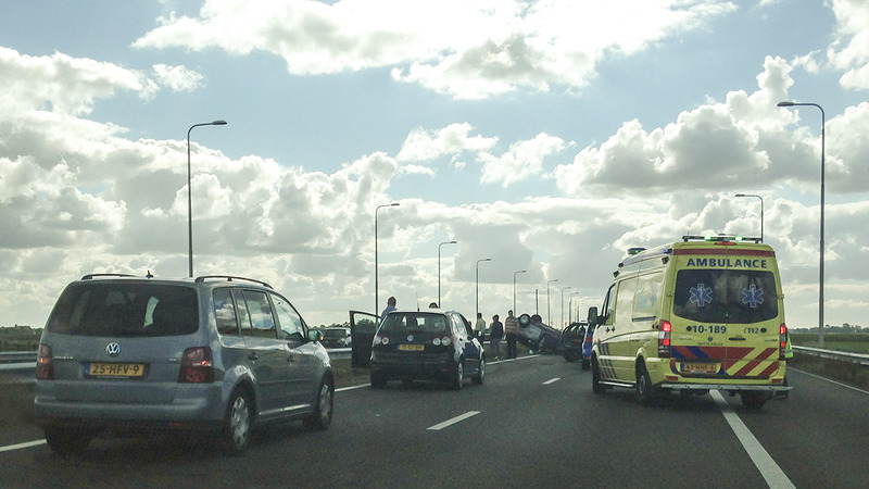 Ongeval op A9 zorgt voor kilometers lange files