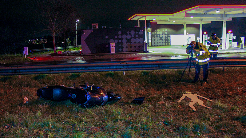 Motorrijder aan verwondingen overleden na ongeval op Nollenweg