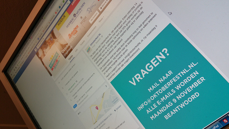 Woedende reacties na 'last-minute' inkrimpen Alkmaars Oktoberfest