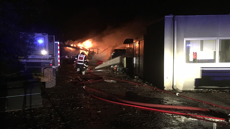 Explosiegevaar bij brand Oost-Graftdijk
