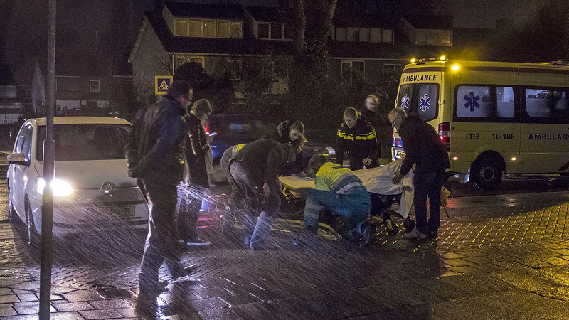 Combinatie van duisternis, regen en gebrekkige verlichting leidt tot letsel