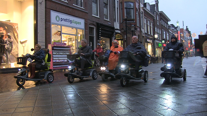 Wethouders stellen lijst verbeteringen op naar aanleiding van scootmobielrit