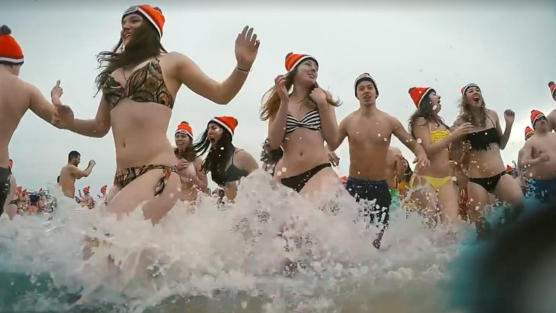 Opnieuw veel aanmeldingen voor de traditionele Nieuwjaarsduik