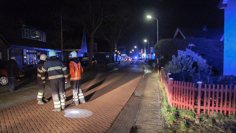 Groot gaslek langs Bovenweg in Sint Pancras