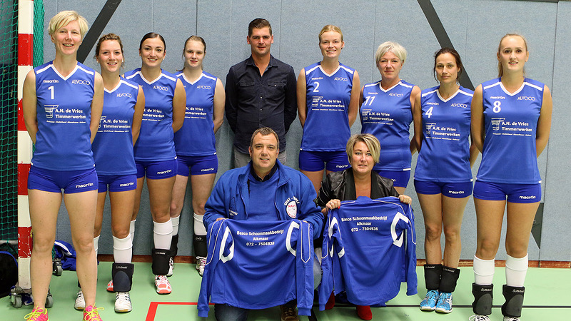 Alvoco Dames 1 dankzij drie nieuwe sponsoren geheel in het nieuw