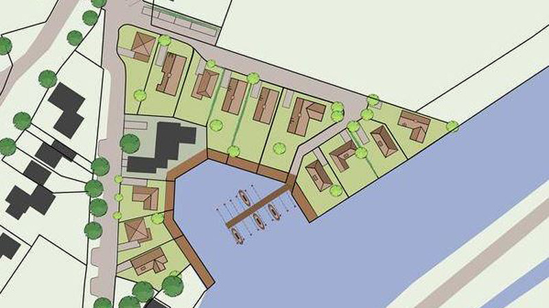 Vrijstaande huizen aan haventje moeten gebied rond de Dijk verfraaien
