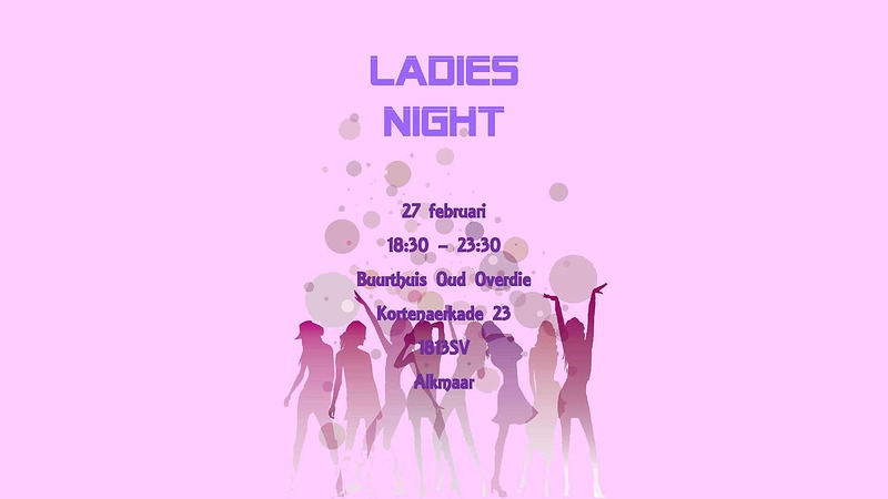 Ladies Night in buurthuis Oud-Overdie