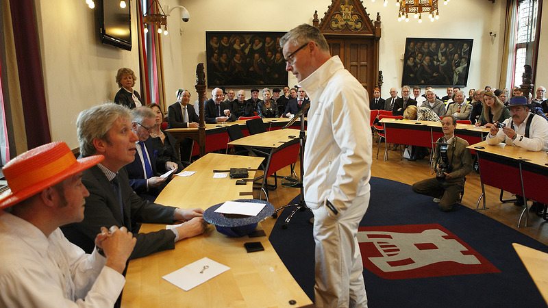 Smetje op ceremonie start Kaasmarktseizoen