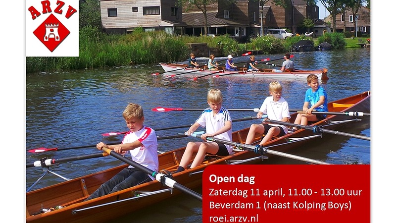 Open dag ARZV Roei op 11 april met Olympiër Sjoerd Hamburger