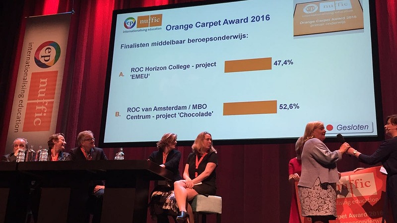 Horizon College met EMEU-project tweede bij Orange Carpet Award