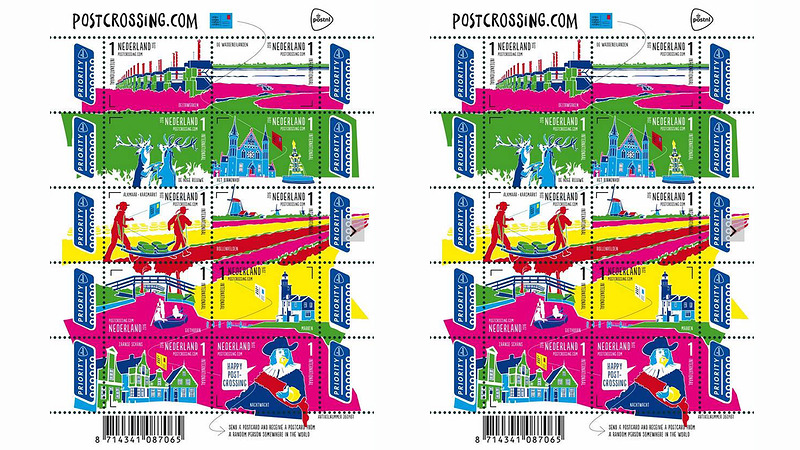Alkmaarse kaasmarkt siert Postcrossing-zegel van PostNL