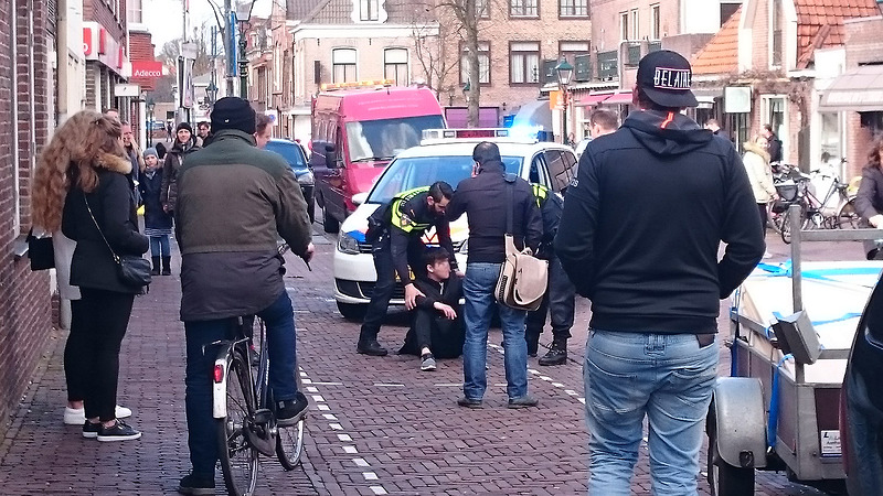 Vluchtende winkeldief dankzij omstanders opgepakt
