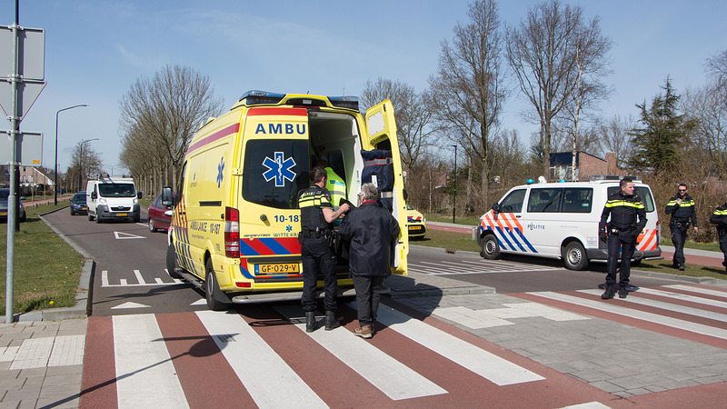 Hoofdwond na alerte reactie met scootmobiel