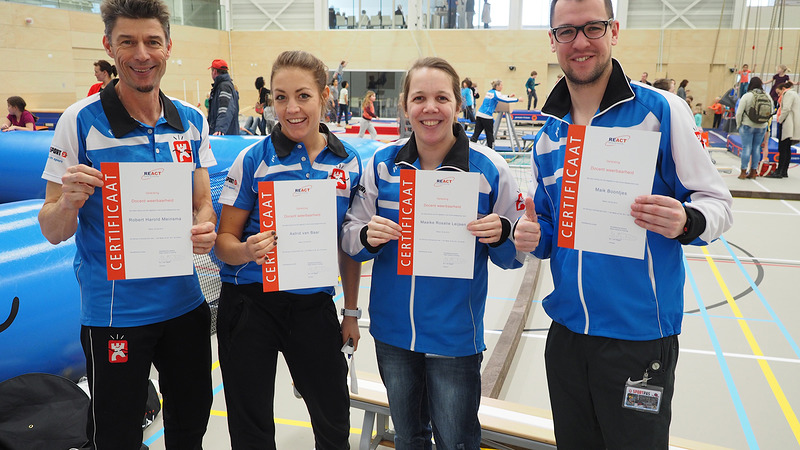 Nieuw gecertificeerde docenten van Alkmaar Sport starten weerbaarheidstrainingen