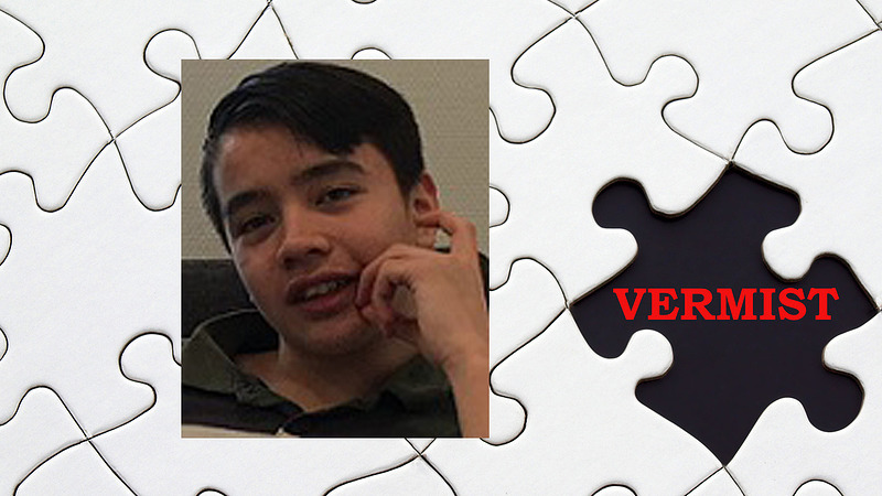 Nick Vriend (15) sinds 9 april vermist