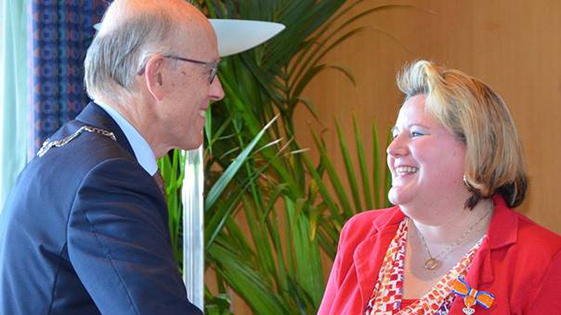 Koninklijke onderscheiding voor mevrouw Neesen-Barten