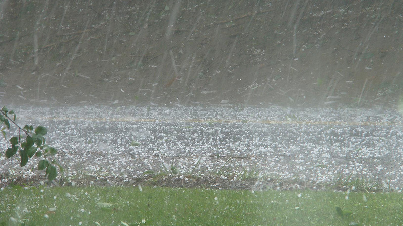 Code geel: mogelijk glad bij hagel