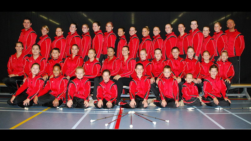 Mooi debuut Senior Twirl Team B van de Boomtoppers