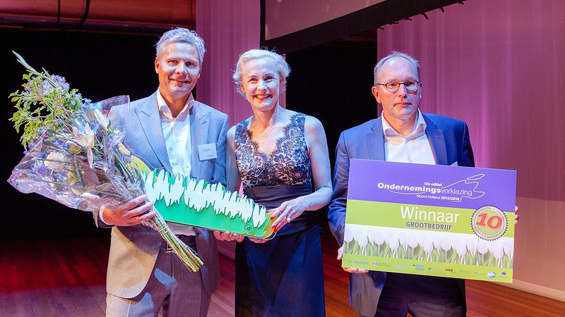 GP Groot verkozen tot ‘Beste Onderneming van Noord-Holland’ tijdens 10e OVNH