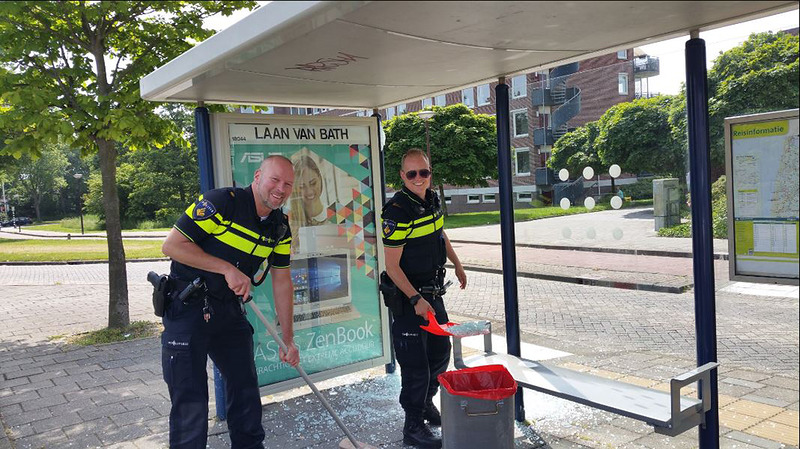 Na aanhouding weer opgepakt voor vernielen bushokje