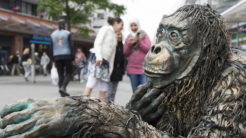 Indrukwekkende Living Statue Contest in De Mare