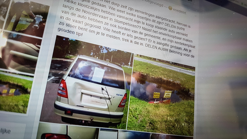 Vandalen trekken slopend door Stompetoren