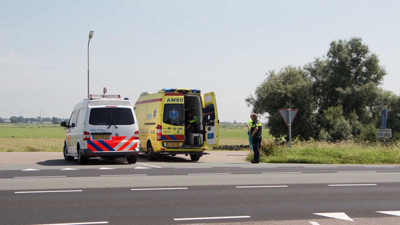 Fietser gewond op Westdijk in Akersloot