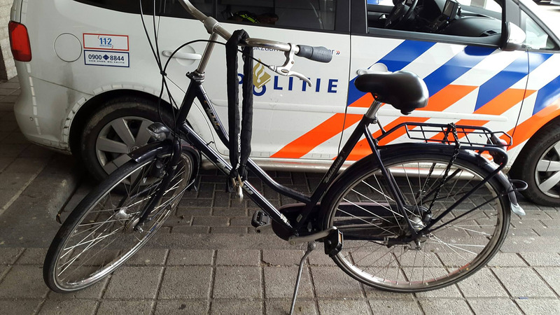 Fietsendief fiets kwijt na onhandige actie