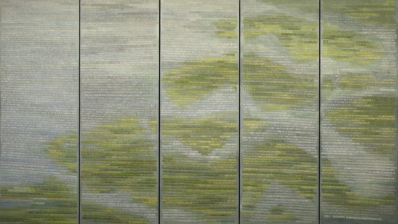 Expositie Waterland van Miep van Riessen in de Watertoren van Alkmaar