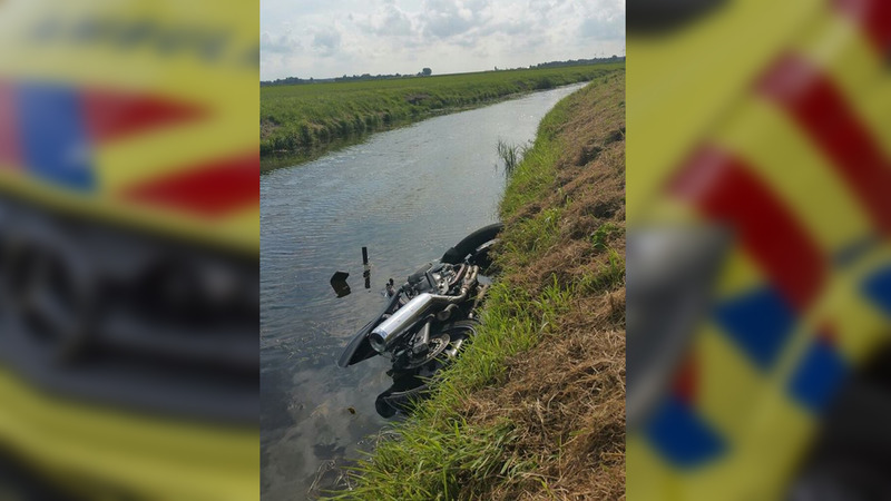 Motorrijder gewond bij eenzijdig ongeval Oosterweg