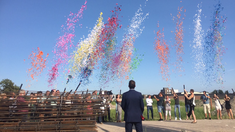 Feestelijke start bouw derde fase De Nieuwe Veiling