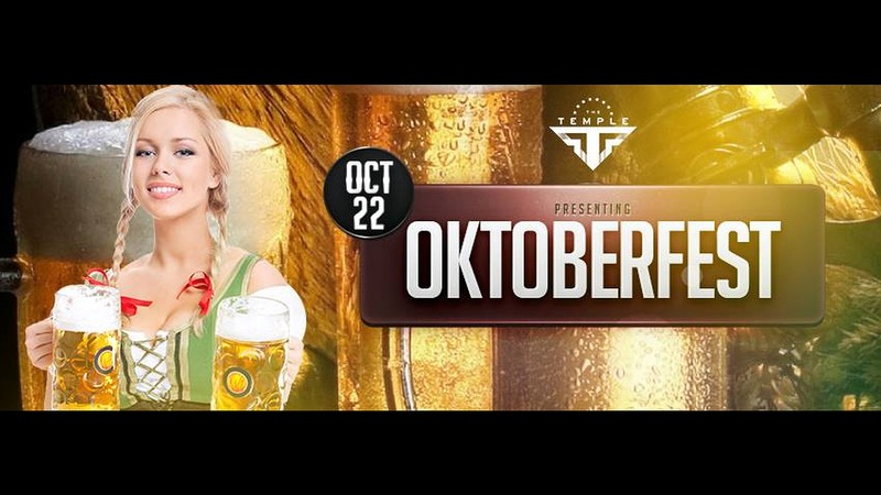 Oktoberfest in The Temple op 22 oktober