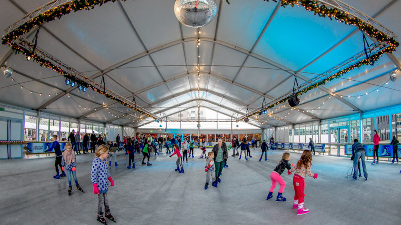 Hartje Winter in Winkelcentrum Middenwaard