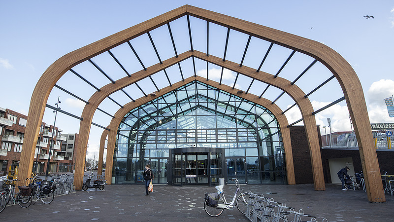Kerstevenement in winkelcentrum Broekerveiling