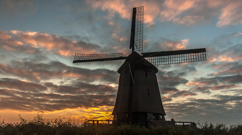 Historische wandeling langs molens en Schermer dijken bij Rustenburg