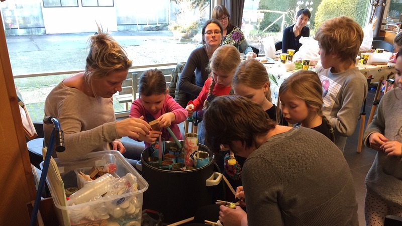 Kinderworkshop kaarsen maken bij Hortus Alkmaar