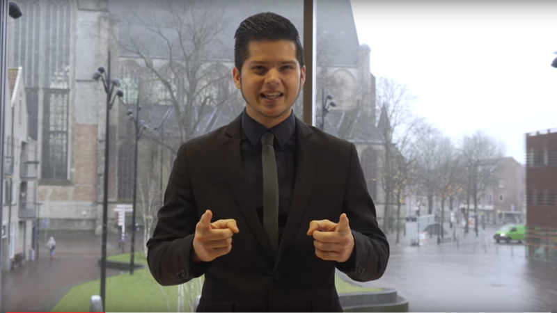 Alkmaarse versie van Lubach's 'Netherlands Welcomes Trump