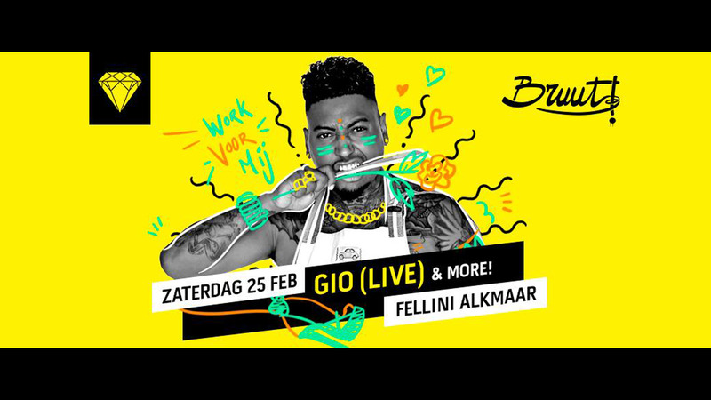 Bruut! met Gio (Live) terug bij Fellini Alkmaar