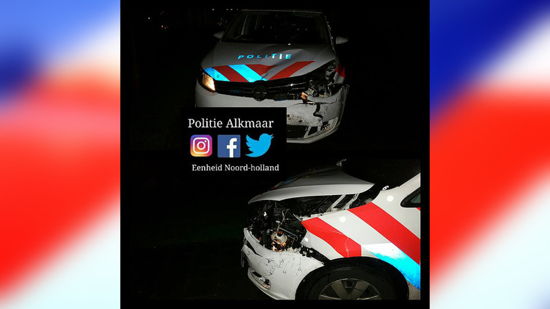 Drank- en drugsgebruiker in gestolen auto ramt politie tijdens vlucht