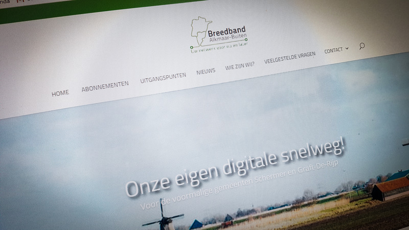 Alkmaar houdt vast aan snel internet in buitengebieden in 2018: Breedband Alkmaar-Buiten weer in beeld