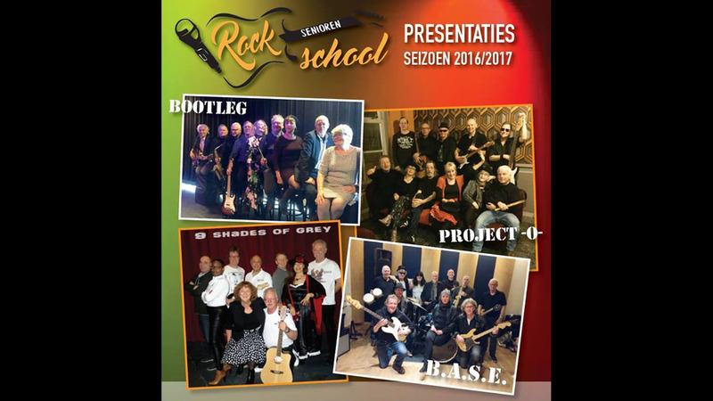 Vier bands van Senioren Rockschool treden op in De Heeren