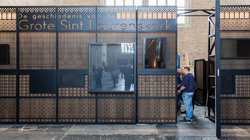 Nieuwe wanden voor Grote Kerk Alkmaar