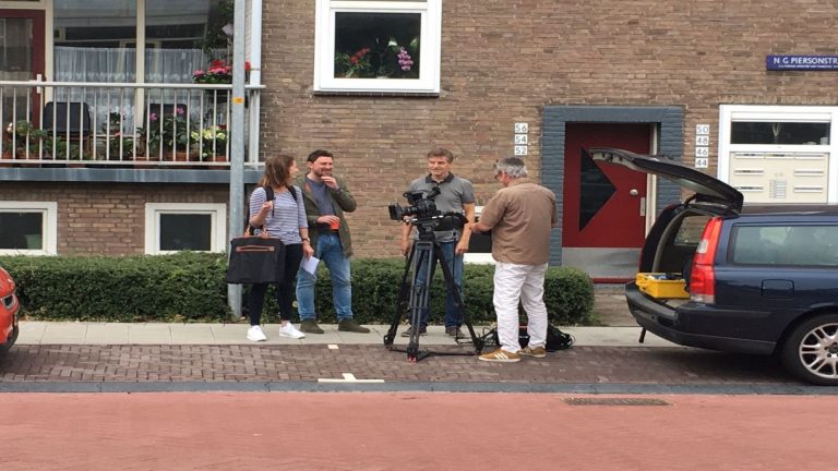 NG. Piersonstraat decor voor TV-opnames Keuringsdienst van Waarde