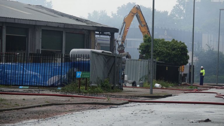 NL-Alert door opnieuw oplaaiende brand Alkmaar