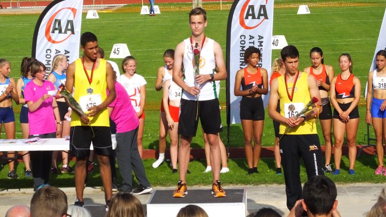 ‘Groentje’ Maël Kramer spectaculair naar brons op Nationale C-spelen