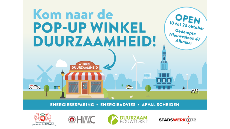 Alkmaar krijgt pop-up duurzaamheidswinkel