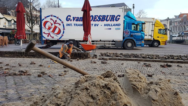 Bestrating Waagplein permanent in onderhoud
